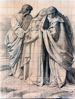 Archivo:La Virgen, San Juan y la Magdalena - José Marcelo Contreras Muñoz