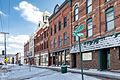 Looking down Genesee Street in Greene, New York
