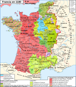 Map France 1180-es