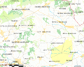 Map commune FR insee code 11198