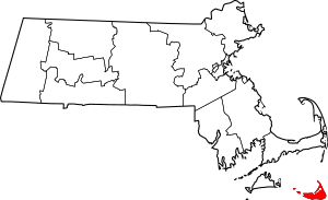 Archivo:Map of Massachusetts highlighting Nantucket County