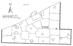 Map of Wattsburg, Erie County, Pennsylvania Highlighted.png