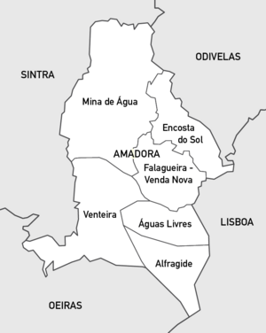 Archivo:Map of the Freguesias of Amadora