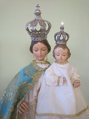 Archivo:Nuestra Señora de Duero en la casa parroquial (Puente Duero, Valladolid) 01