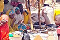 Old women selling locust beans
