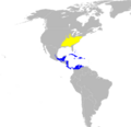 Oporornis formosus map