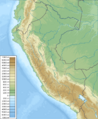 Peru physical map