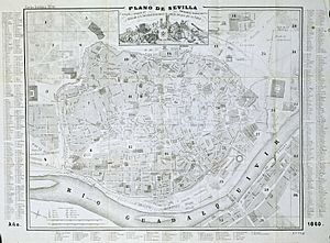 Archivo:Plano de Sevilla 1860