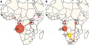 Archivo:Reconstructing the dispersal of Bantu-speaking populations
