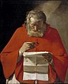 San Jerónimo leyendo una carta