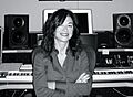 Shelly P in studio