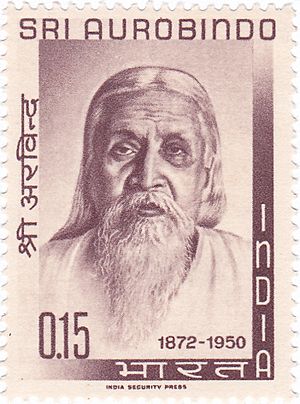Archivo:Sri Aurobindo 1964 stamp of India