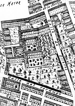 Archivo:Valladolid Plano San Francisco Ventura Seco 1738 lou