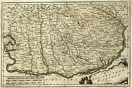 La región de Valaquia 1789