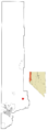 Washoe County Nevada Incorporated and Unincorporated areas Nixon Highlighted