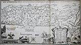 1695 Eretz Israel map in Amsterdam Haggada by Abraham Bar-Jacob