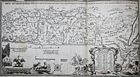 Archivo:1695 Eretz Israel map in Amsterdam Haggada by Abraham Bar-Jacob