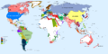 1859-60 CE world map