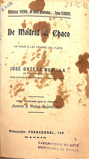 Archivo:1922, De Madrid al Chaco, José Ortega Munilla