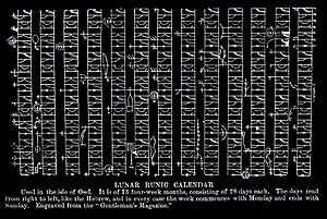 Archivo:Ancient runic calendar from Sāmsala