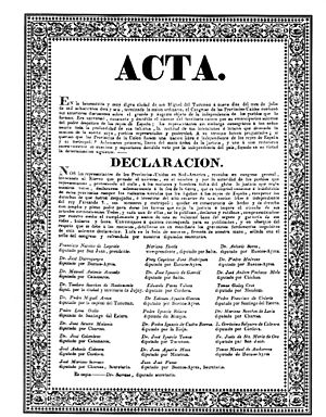 Archivo:Argentina. Acta de Independencia (Provincias Unidas en Sud-América)