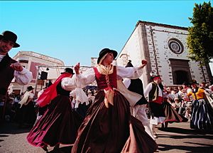 Archivo:Baile tradicional en Valsequillo de Gran Canaria