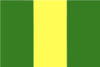 Bandera Vertical con Franjas Verdes y Amarilla Vertical.svg