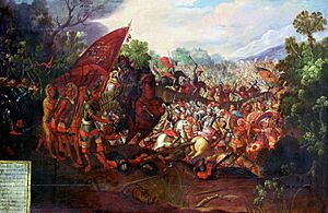 Archivo:Battle of Otumba (Conquest of Mexico) Painting