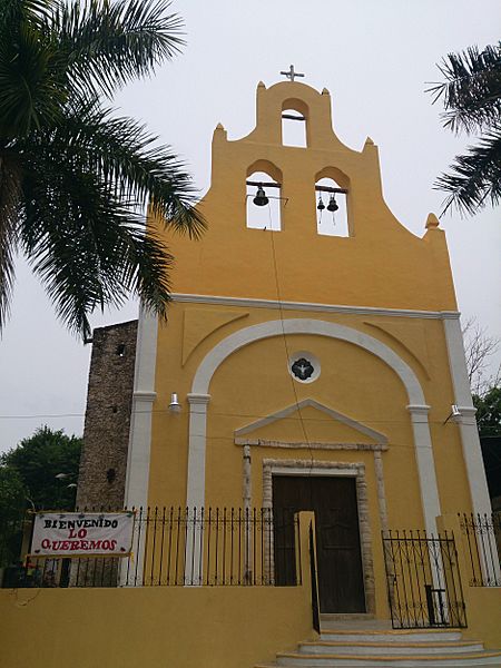 Church at Holca, Yucatán, Mexico