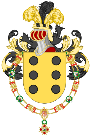 Archivo:Coat of Arms of Ricardo Lagos (Order of Isabella the Catholic)