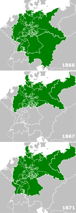 Archivo:Duitse bond - Keizerrijk - 1866-1867-1871groot