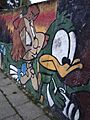Elmirka i Tasior - mural Legii na Goclawiu