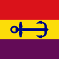 Flag of the Captain General of the Fleet Second Spanish Republic (1931-1939)