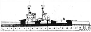Archivo:HMS Bellerophon Broadside