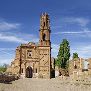Archivo:Iglesia de San Agustín, Belchite, Aragón (España)
