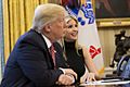 Ivanka Trump and Donald Trump