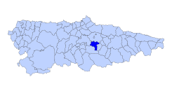 Extensión del concejo en Asturias