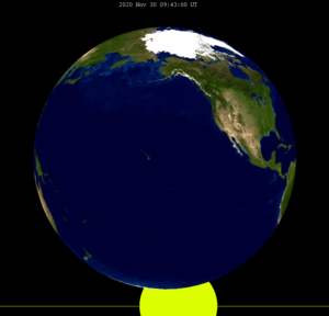 Archivo:Lunar eclipse from moon-2020Nov30