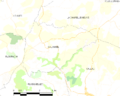 Map commune FR insee code 22024