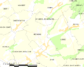 Map commune FR insee code 62449