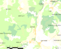 Map commune FR insee code 89021