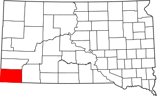 Map of South Dakota highlighting Fall River County.svg