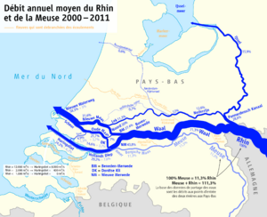 Archivo:Map of the annual average discharge of Rhine and Maas 2000-2011 (FR)