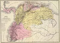 Archivo:Mapa de Venezuela, N. Granada y Quito, 1819 y 1820
