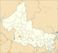 Mexico San Luis Potosi location map (urban areas)