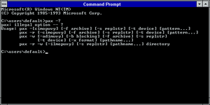 Archivo:Microsoft Windows NT Version 3.10 (build 528) pax command 648x327