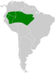 Phoenicircus nigricollis map.svg