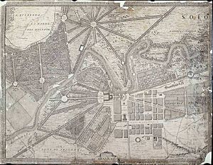 Archivo:Plano de Aranjuez, 1775, de Domingo de Aguirre