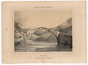 Archivo:RM.144321, Vizcaya. Puente de Yzurga en Lequeitio, Pedro Pérez de Castro dib. y lit