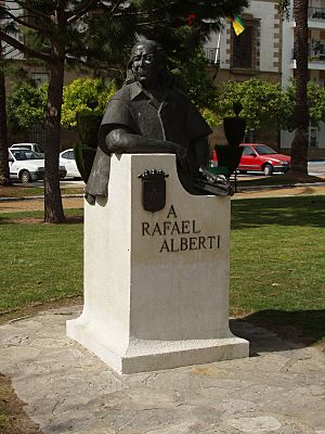 Archivo:Rafael Alberti monumento